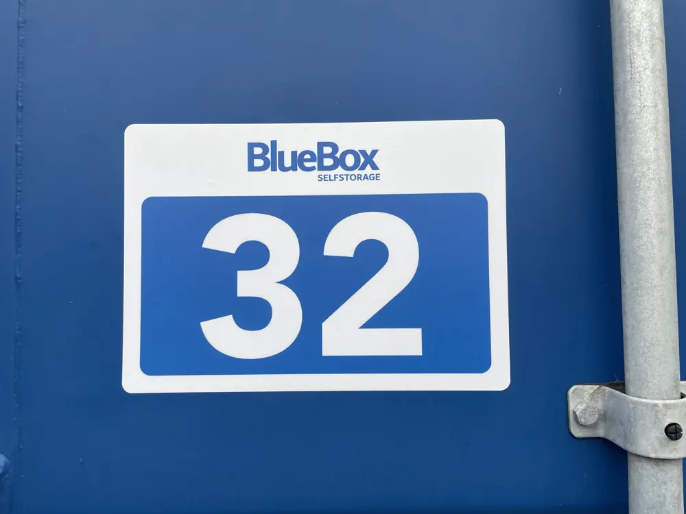 Numerowany boks magazynowy BlueBox